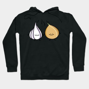 Onion and garlic pair Hoodie